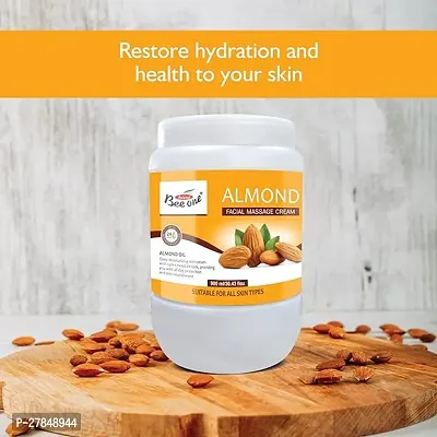 Almond Healthy Soft Skin Care Massage Cream 900 gm-thumb0