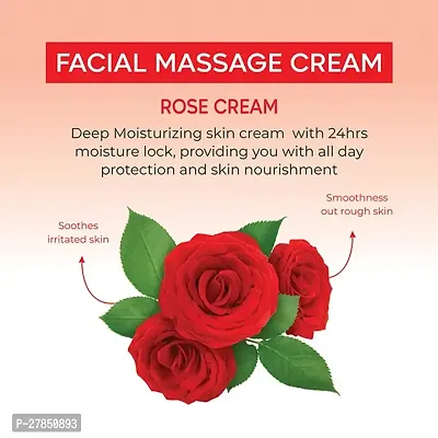 Rose Facial Massage 24Hrs Moisture  Multiple Layers  Cream 900 ml-thumb2