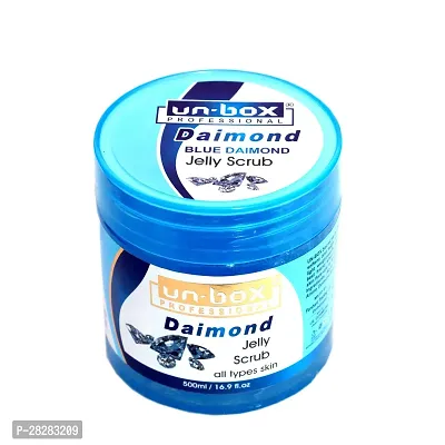 Unbox Professional Blue Daimond Jelly Scrub 500 ml (Pack Of-1)-thumb0