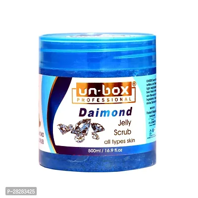 Unbox Professional Blue Daimond  Scrub 500 ml (Pack Of-1)-thumb0