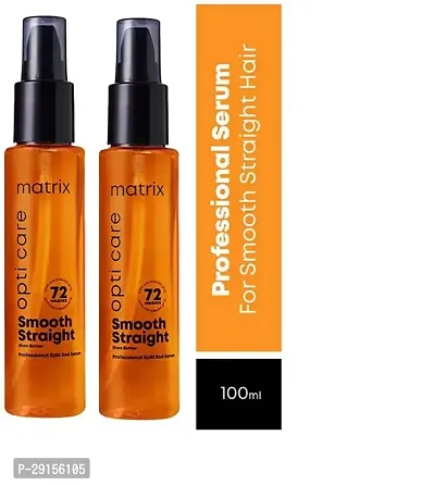 Professional Original  Smooth Straight Hair Serum Frizzy Hair  100 ml Pack Of-2-thumb0