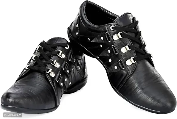 Stylish Black Synthetic Leather Solid Other For Men
