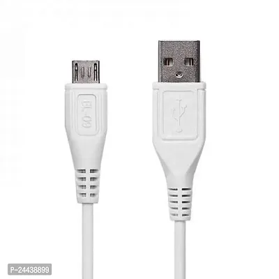 SAROWA Compatible Vivo Charging Cable for All VIVO Phones and Android Phones - Only Cable (White)-thumb0