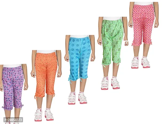 Veecap Girls Capri Pant Sets (Pack of 5 )