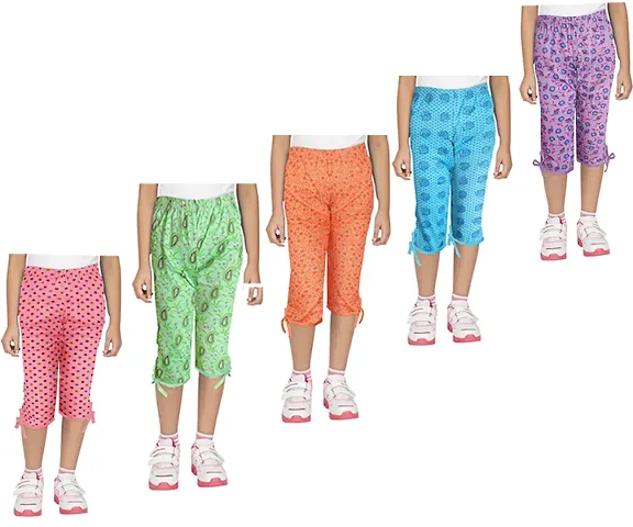 Veecap Capri Girls Pant Sets (Pack of 5 )