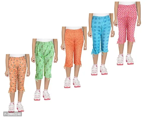 Veecap Girls Capri Pant Sets (Pack of 5 )