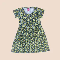 Classic Cotton Printed Frocks for Kids Girls, Pack of 3-thumb2