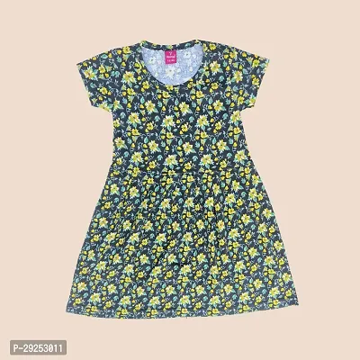 Stylish Print Cotton  Frock For Kids Pack Of 2-thumb3