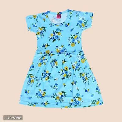 Stylish Print Cotton  Frock For Kids Pack Of 2-thumb3