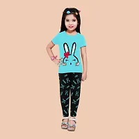 Girls Cotton Printed Top and Bottom Sets (Pack of 2 )-thumb1