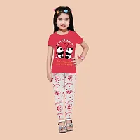 Girls Cotton Printed Top and Bottom Sets (Pack of 2 )-thumb3