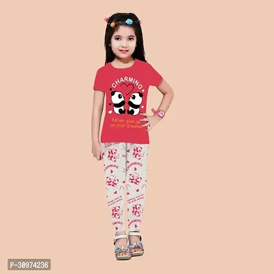 Girls Cotton Printed Top and Bottom Sets (Pack of 2 )-thumb4