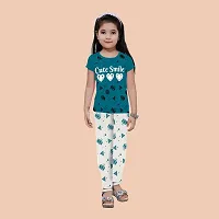 Girls Cotton Printed Top and Bottom Sets (Pack of 2 )-thumb3