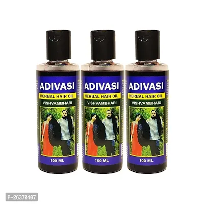Adivasi Herbal Hair Oil - 100ml (Pack Of 3)