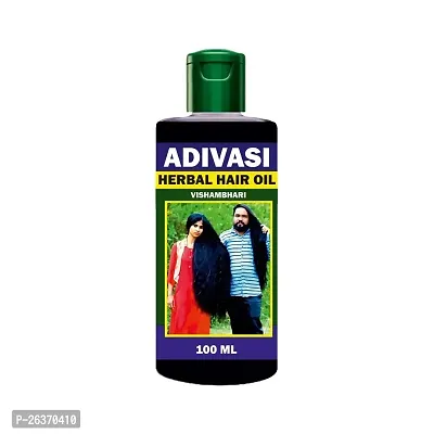 Adivasi Herbal Hair Oil Reduces Hair Fall and Grows New Hair, 100% Ayurvedic Oil - 100ml