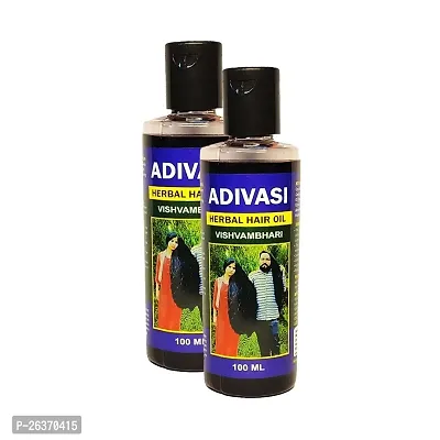Adivasi Ayurvedic Herbal Hair Oil - Pack Of 2 (100ml)