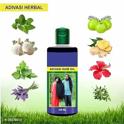 Adivasi Herbal 100% Ayurvedic Hair Oil (100ml)