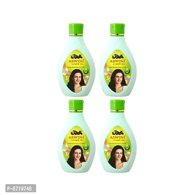 Aswini Hair Fall Dandruff Hair Oil - 180ml (Pack Of 4)-thumb0