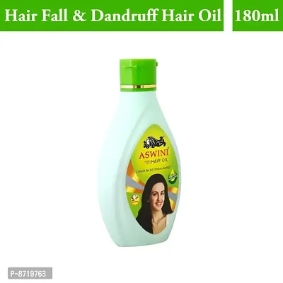 Aswini Prevents Dandruff Hair Oil (180ml)-thumb0