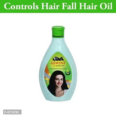 Controls Hair Fall  Prevents Dandruff Aswini Hair Oil - 180ml-thumb0