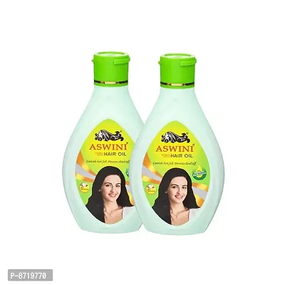 Aswini Controls Hair Fall Dandruff Hair Oil - Pack Of 2 (180ml)