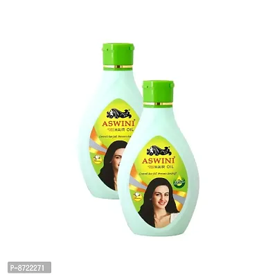 Aswini Hair Fall  Dandruff Hair Oil - 90ml (Pack Of 2)-thumb0