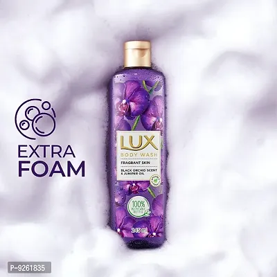 Lux Body Wash For Fragrant Skin - Black Orchid Scent  Juniper Oil (245ml)-thumb4