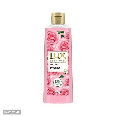 Lux French Rose  Almond Oil Body Wash - 245ml