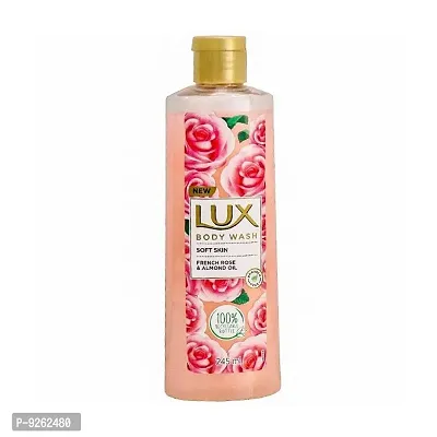 Lux Body Wash For Soft Skin - French Rose  Almond Oil (245ml)