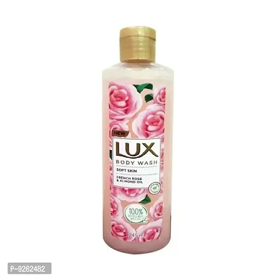 Lux French Rose  Almond Oil Bodywash Shower Gel - 245ml