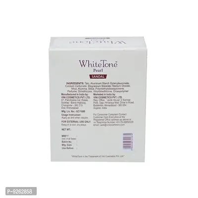 WhiteTone Pearl Sandal Face Powder - 50g-thumb2