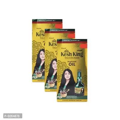 Kesh King Ayurvedic Scalp and Hair Oil - 50ml (Pack Of 3)