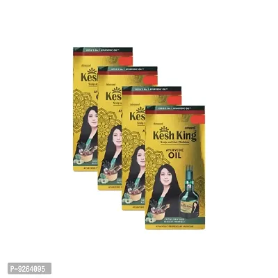 Kesh King Ayurvedic Scalp and Hair Oil - 50ml (Pack Of 4)