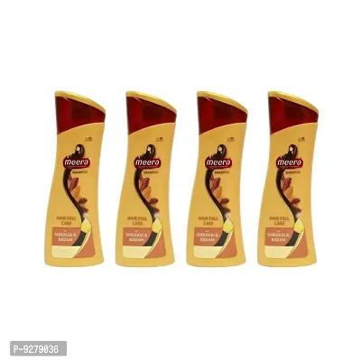 Meera Shikakai  Badam Hairfall Care Shampoo - 80ml (Pack of 4)