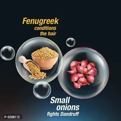 Meera Anti Dandruff With Onion Fenugreek Shampoo - 180ml (Pack of 2)-thumb3