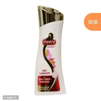 Meera Anti Dandruff Shampoo, Small Onion Fenugreek Hair Bottle - 180ml
