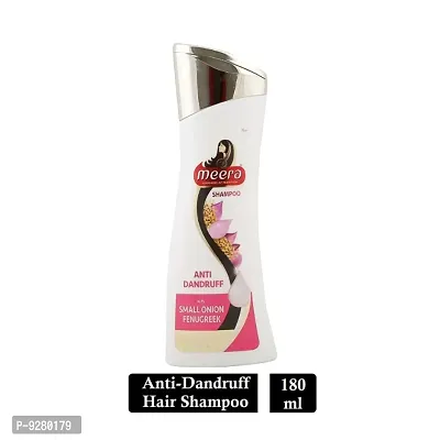 Meera Anti Dandruff Hair Care Shampoo Bottle - Pack Of 1 (180ml)