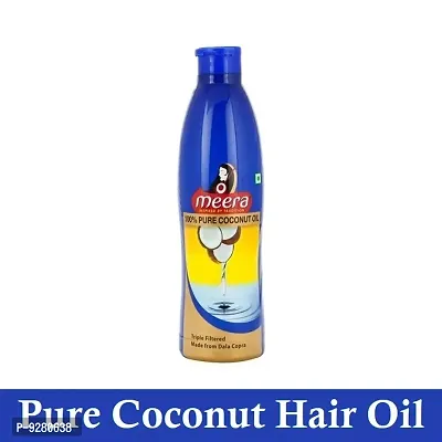 Meera Coconut Herbal Hair Oil  Controls Hair Fall Oil - 500ml