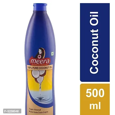 Coconut Herbal Meera Hair Oil - 500ml-thumb0