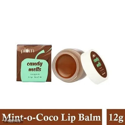 Plum Candy Melts Vegan Lip Balm - Mint-o-Coco (12gm)-thumb0