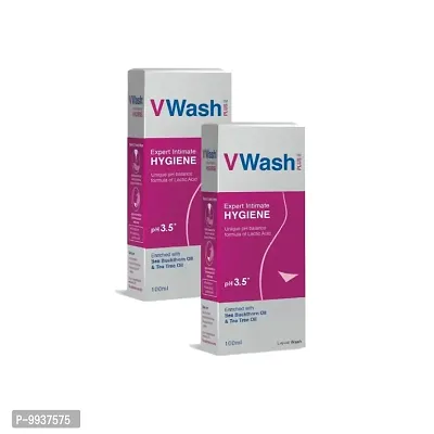 VWash Plus Expert Intimate Hygiene - 100ml (Pack Of 2)-thumb0