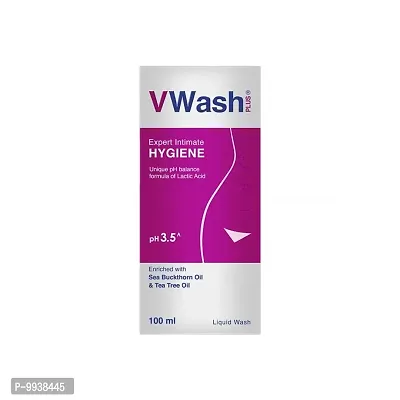 VWash Plus Expert Intimate Hygiene With Tea Tree Oil Liquid Wash - 100 ml-thumb0