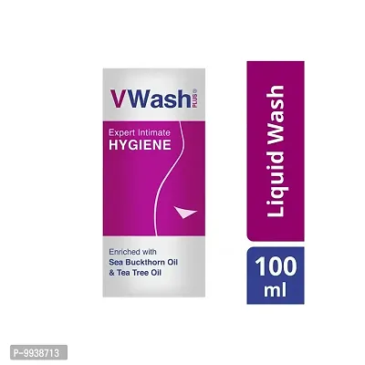 VWash Plus Tea Tree Oil Expert Intimate Hygiene Liquid Wash - 100 ml-thumb0