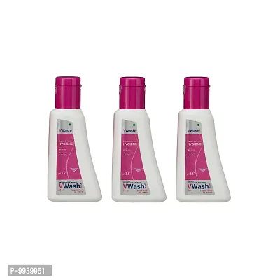 VWash Plus Intimate Hygiene Wash - Pack Of 3 (20ml)