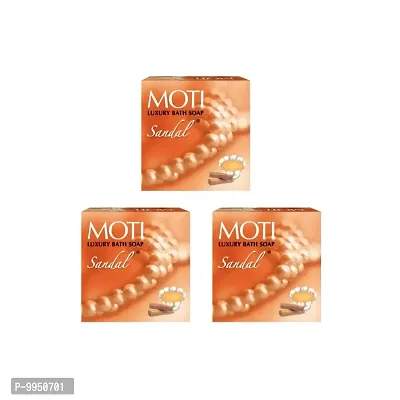 Moti Sandal Luxury Soap - 75g (Pack Of 3)-thumb0