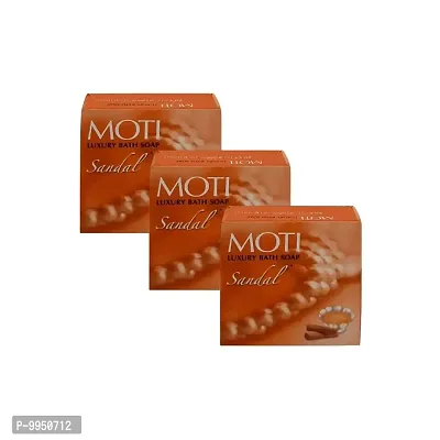 Moti Luxury Sandal Soap - Pack Of 3 (75g)