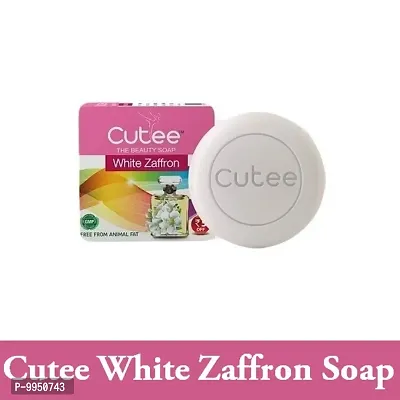 Cutee The Beauty Soap White Zaffron - 100gm-thumb0