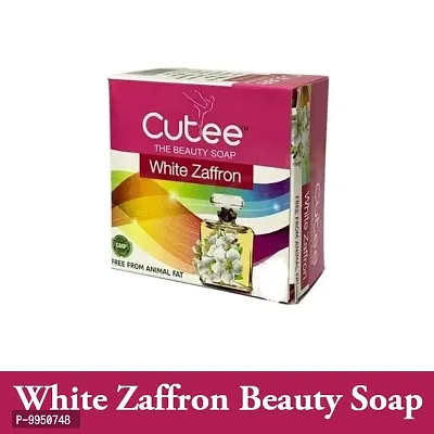 Cutee Beauty White Zaffron Soap  (100gm)-thumb0