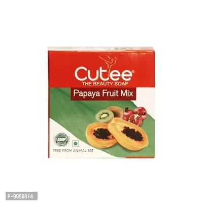 Cutee Papaya Fruit Mix The Beauty Soap - 100g-thumb0