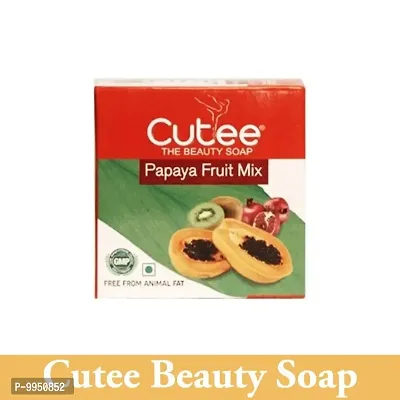 Papaya Fruit Mix The Beauty Cutee Soap - 100g-thumb0